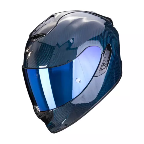 SCORPION EXO-1400 EVO CARBON AIR SOLID Blue