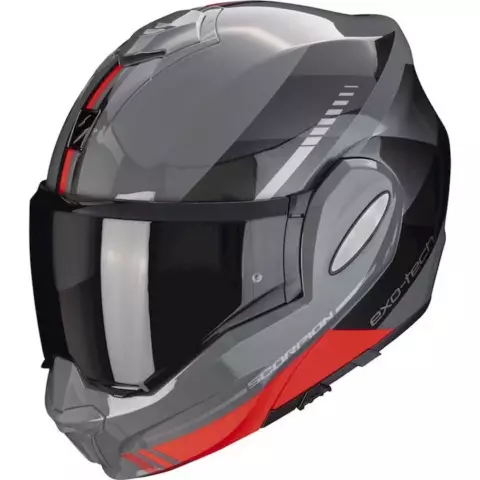 An image of a product called EXO-TECH EVO GENRE Gris-Black-Rouge M