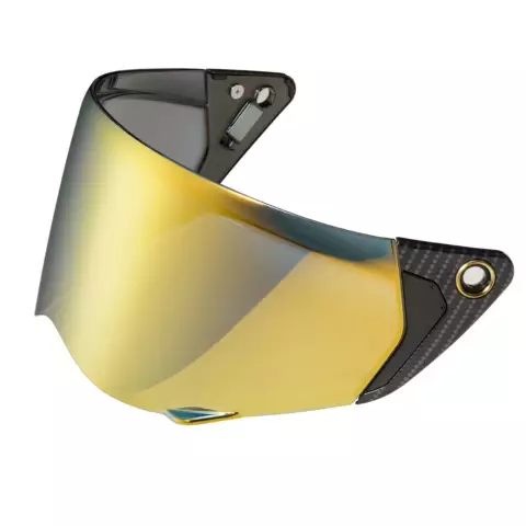 An image of a product called SCORPION KDF-19 Scorpion Gold Mirror Visor