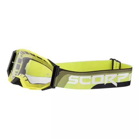 An image of a product called Scorpion Goggle Neon yellow-Black E24