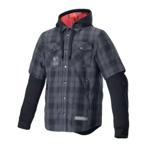 An image of a product called MO.ST.EQ Tartan köynəyi