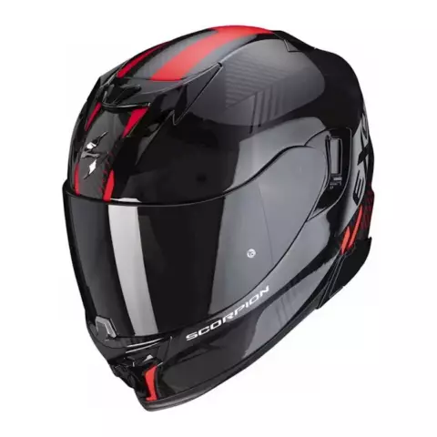 An image of a product called SCORPION EXO-520 EVO AIR LATEN Black-Red