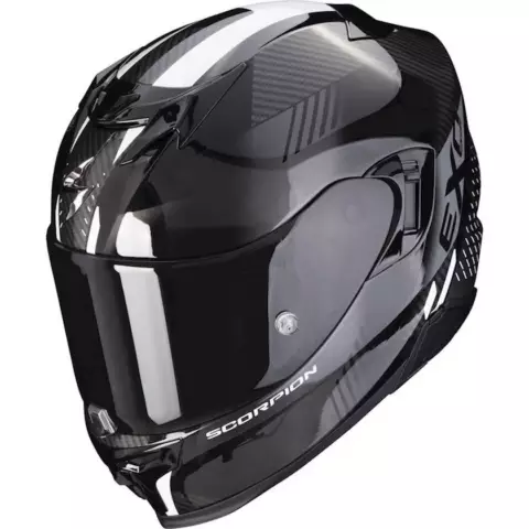 An image of a product called SCORPION EXO-520 EVO AIR LATEN Black-Blanc