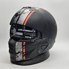 EXO COMBAT II LORD Matt Black-Red