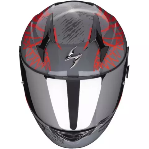 Scorpion EXO-390 iGhost Cement Grey-Red – L